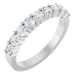 14K White Gold 3/4 CTW Lab-Grown Diamond Anniversary Band
