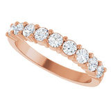14K Rose Gold 3/4 CTW Lab-Grown Diamond Anniversary Band

