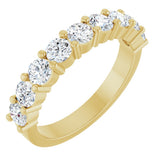 14K Yellow Gold 1 1/4 CTW Lab-Grown Diamond Anniversary Band