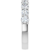 14K White Gold 1 1/4 CTW Lab-Grown Diamond Anniversary Band
