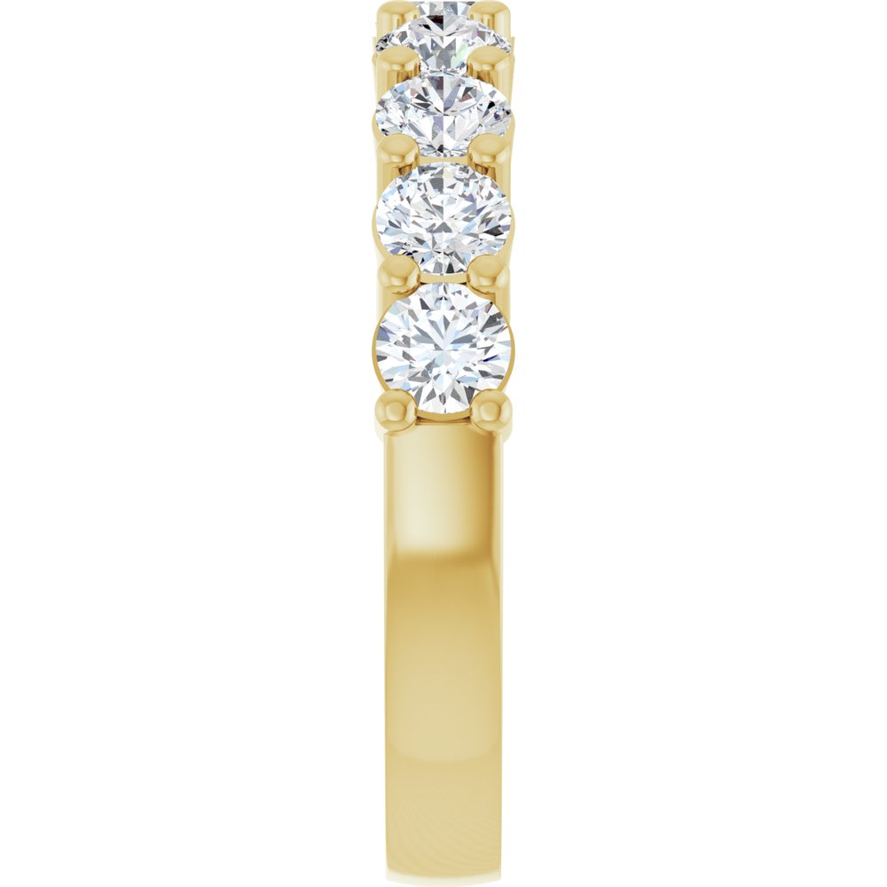 14K Yellow Gold 1 1/3 CTW Natural Diamond Anniversary Band