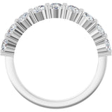 14K White Gold 1 1/4 CTW Lab-Grown Diamond Anniversary Band