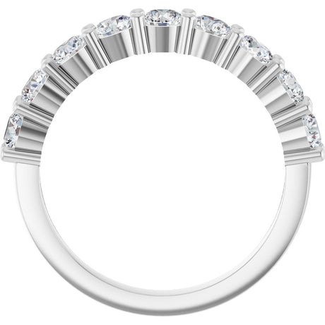 14K White Gold 1 1/4 CTW Lab-Grown Diamond Anniversary Band