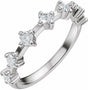14K White Gold 1/2 CTW Natural Diamond Anniversary Band
