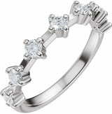 14K White Gold 1/2 CTW Lab-Grown Diamond Anniversary Band