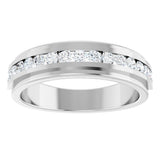 14K White Gold 5/8 CTW Lab-Grown Diamond Band