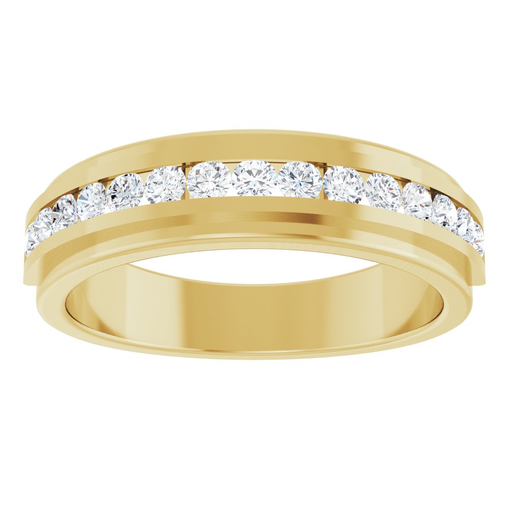 14K Yellow Gold 5/8 CTW Lab-Grown Diamond Band