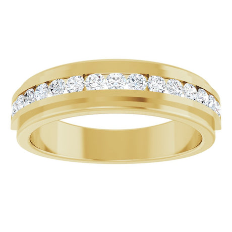 14K Yellow Gold 5/8 CTW Lab-Grown Diamond Band