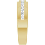 14K Yellow Gold 5/8 CTW Lab-Grown Diamond Band