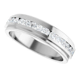 14K White Gold 5/8 CTW Lab-Grown Diamond Band