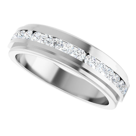 14K White Gold 5/8 CTW Lab-Grown Diamond Band
