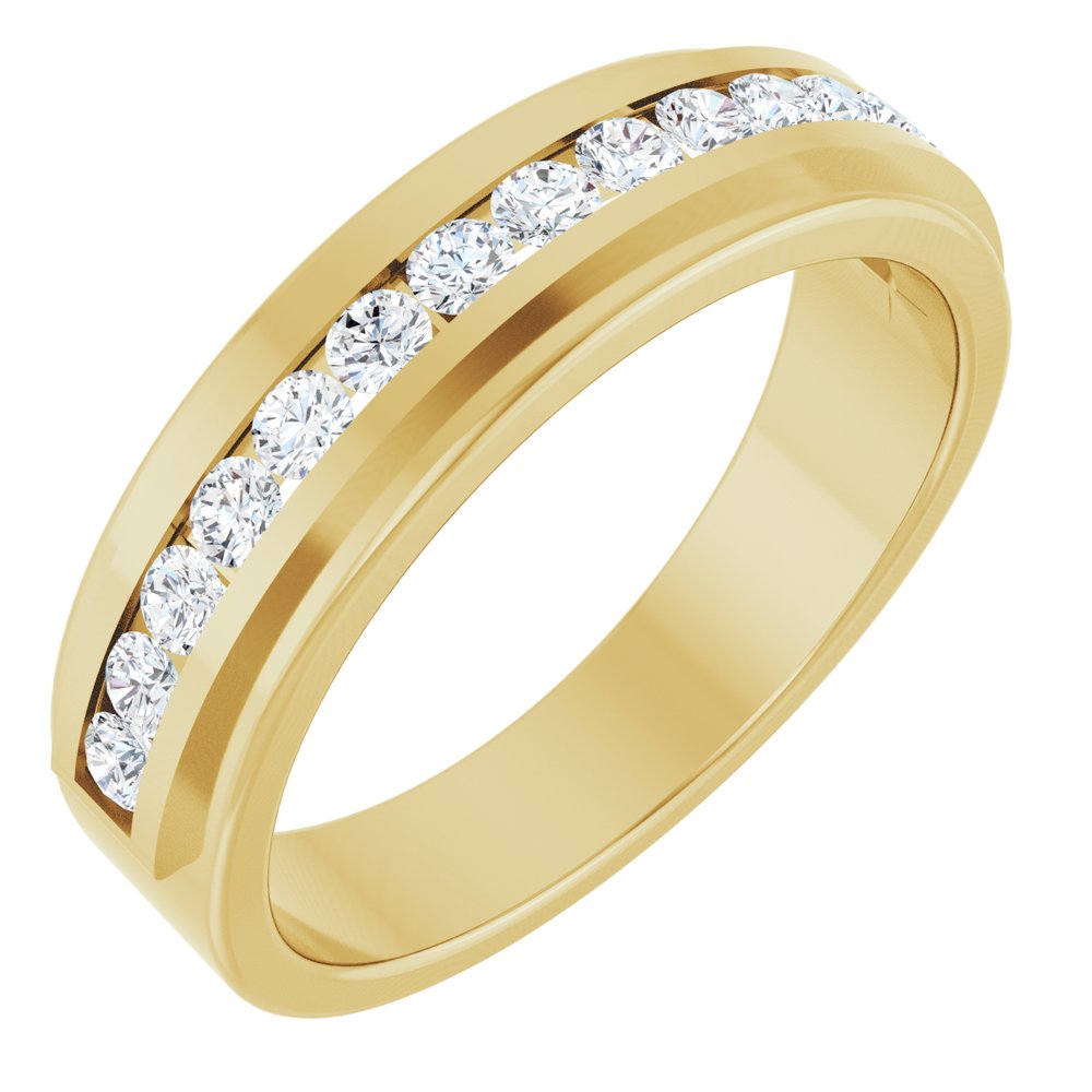 14K Yellow Gold 5/8 CTW Lab-Grown Diamond Band