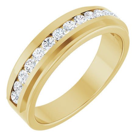 14K Yellow Gold 5/8 CTW Lab-Grown Diamond Band