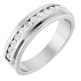 14K White Gold 5/8 CTW Lab-Grown Diamond Band