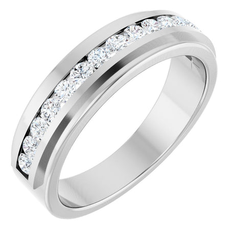 14K White Gold 5/8 CTW Lab-Grown Diamond Band