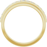 14K Yellow Gold 5/8 CTW Lab-Grown Diamond Band