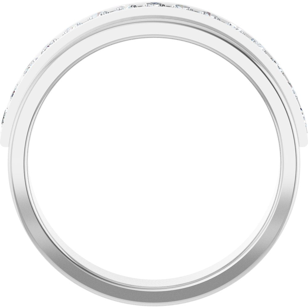 14K White Gold 5/8 CTW Lab-Grown Diamond Band
