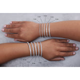 14K White 8 CTW Lab-Grown Diamond Line 7 1/4" Bracelet