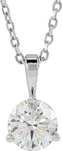 14K White Gold 5/8 CTW Lab-Grown Diamond 18" Necklace