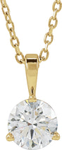 14K Yellow Gold 5/8 CTW Lab-Grown Diamond 18" Necklace