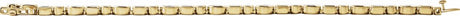 14K Yellow Gold 7 1/8 CTW Lab-Grown Diamond Line 7" Bracelet