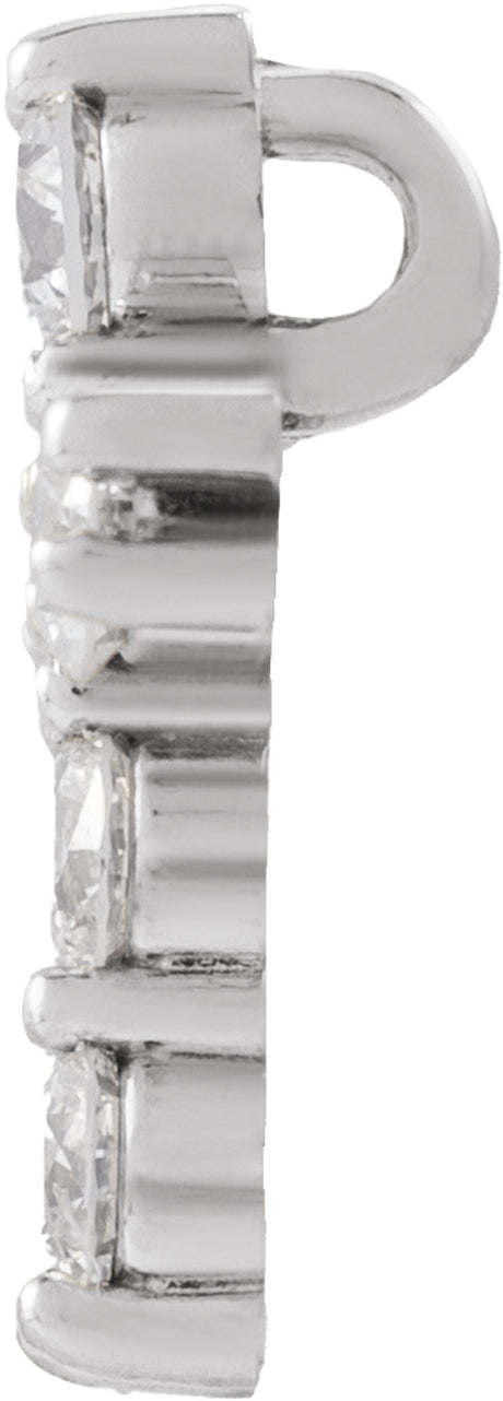 14K White Gold 1/4 CTW Lab-Grown Diamond Pendant