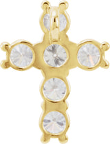 14K Yellow Gold 3/4 CTW Lab-Grown Diamond Pendant