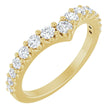 14K Yellow Gold 1/2 CTW Lab-Grown Diamond Contour Band