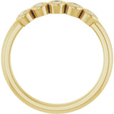 14K Yellow Gold 3/8 CTW Lab-Grown Diamond Anniversary Band