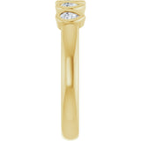 14K Yellow Gold 3/8 CTW Lab-Grown Diamond Anniversary Band