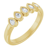 14K Yellow Gold 3/8 CTW Lab-Grown Diamond Anniversary Band