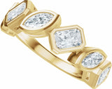 14K Yellow Gold 1 3/4 CTW Lab-Grown Diamond Anniversary Band