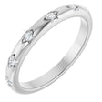 14K White Gold 1/8 CTW Natural Diamond Anniversary Band