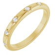 14K Yellow Gold 1/8 CTW Natural Diamond Anniversary Band