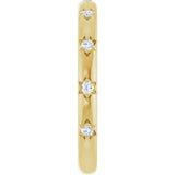 14K Yellow Gold 1/8 CTW Lab-Grown Diamond Anniversary Band