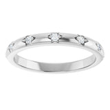 14K White Gold 1/8 CTW Lab-Grown Diamond Anniversary Band
