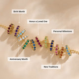 14K Yellow Gold Lab-Grown Blue Sapphire Spacer Charm/Pendant