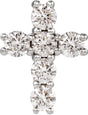 14K White Gold 3/4 CTW Lab-Grown Diamond Pendant