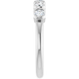 14K White Gold 1/2 CTW Lab-Grown Diamond Anniversary Band