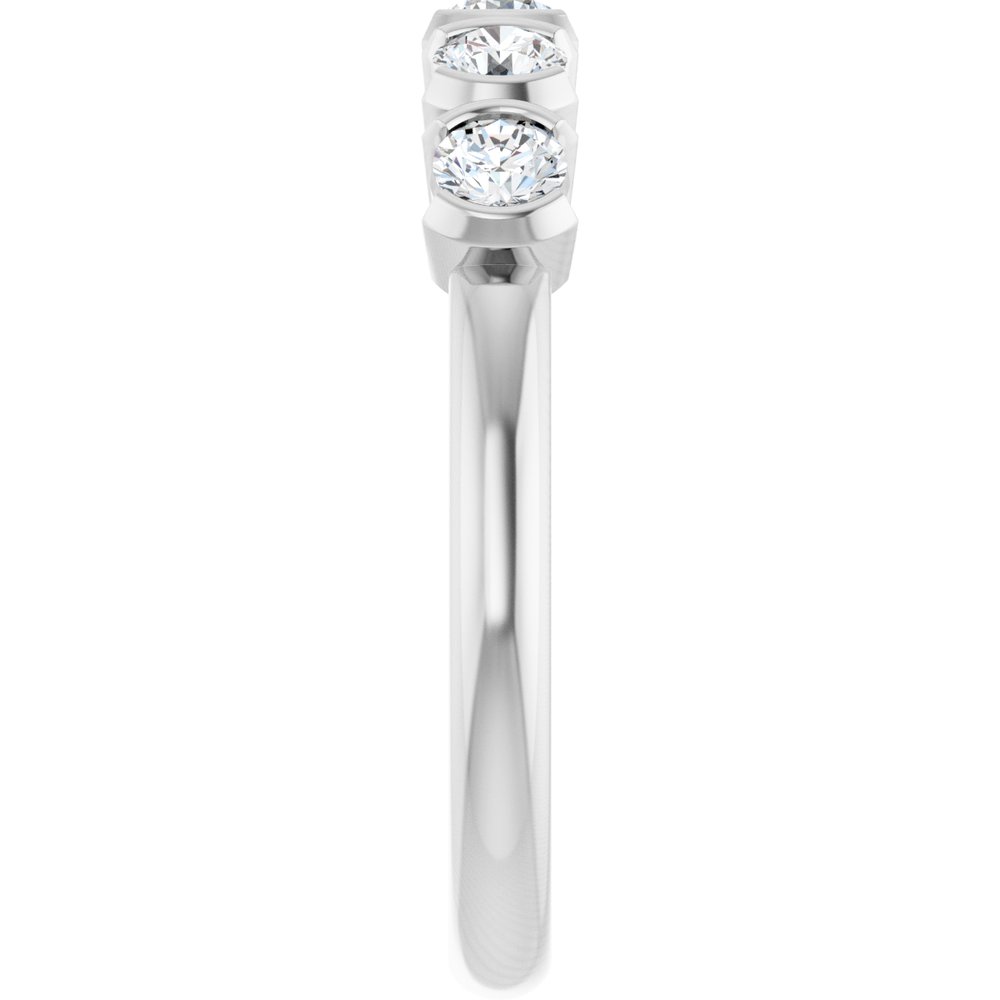 14K White Gold 1/2 CTW Lab-Grown Diamond Anniversary Band