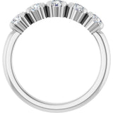 14K White Gold 1/2 CTW Lab-Grown Diamond Anniversary Band