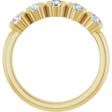 14K Yellow Gold 1/2 CTW Lab-Grown Diamond Anniversary Band
