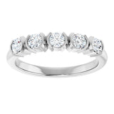 14K White Gold 1/2 CTW Lab-Grown Diamond Anniversary Band