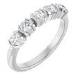 14K White Gold 1/2 CTW Lab-Grown Diamond Anniversary Band