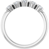 14K White Gold 1/3 CTW Lab-Grown Diamond Anniversary Band