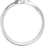 Sterling Silver 11x7.5 mm Oval Signet Ring