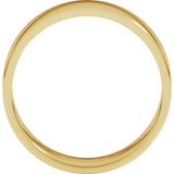 10K Yellow Gold 6 mm Lightweight Flat Band Size 10