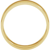 14K Yellow Gold 6 mm Lightweight Flat Band