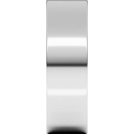 14K White Gold 6 mm Lightweight Flat Band Size 7