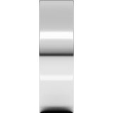 14K White Gold 6 mm Lightweight Flat Band Size 9